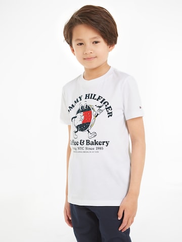 TOMMY HILFIGER T-Shirt in Weiß: Vorderseite