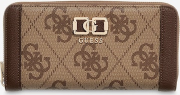 GUESS Wallet 'Karnilla' in Brown: front