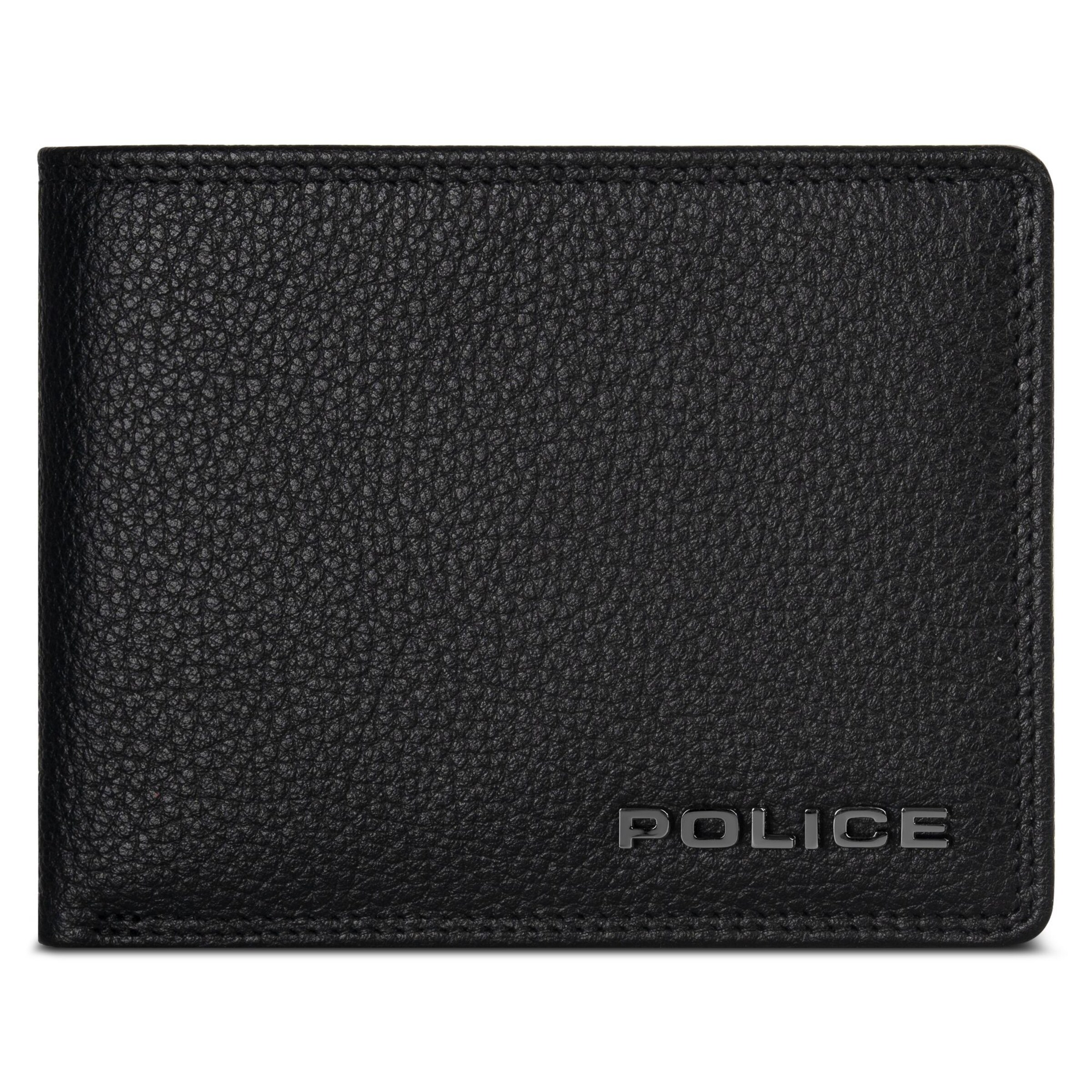 POLICE Wallet in Black: front