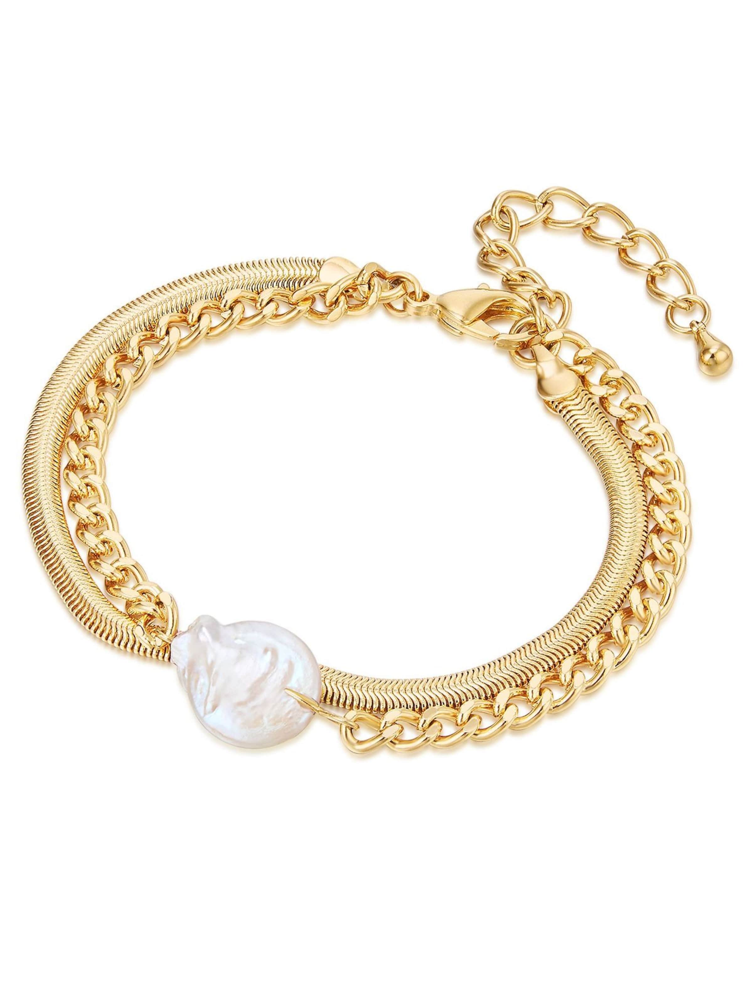 Lulu & Jane Bracelet in Gold: front