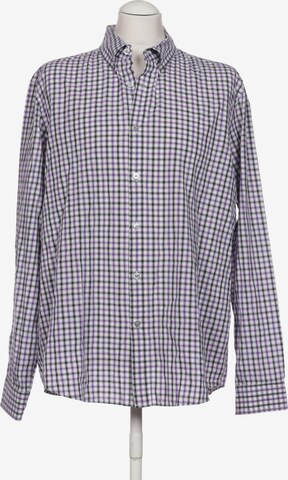 BOSS Black Button Up Shirt in XL in Purple: front