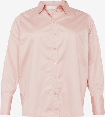 Camicia da donna di Guido Maria Kretschmer Curvy in rosa: frontale