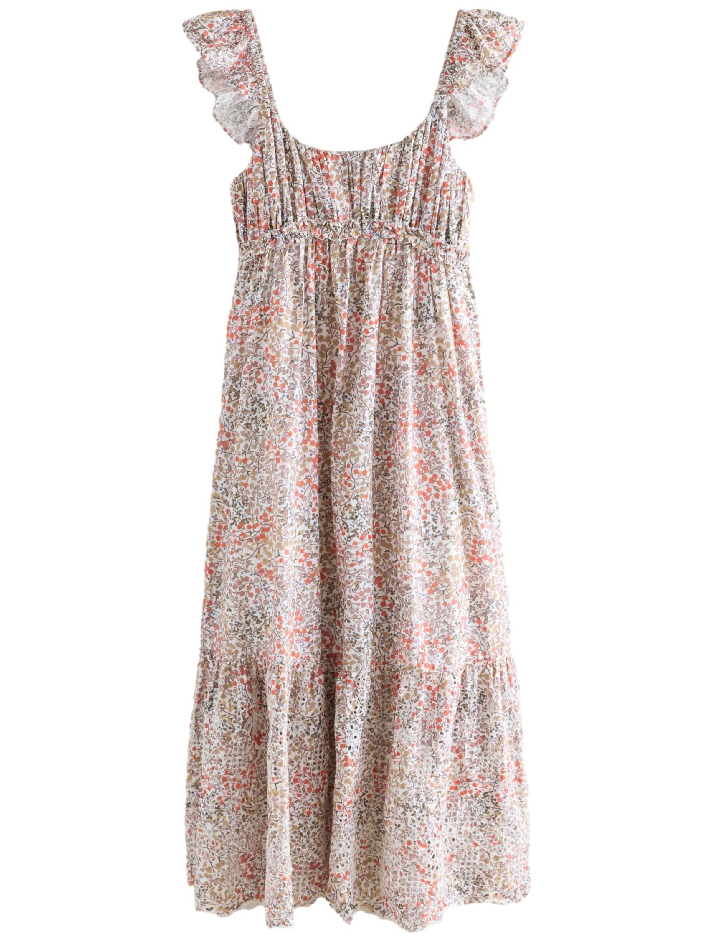 LAURA ASHLEY Jurk 'Clarissa' in Wit: voorkant