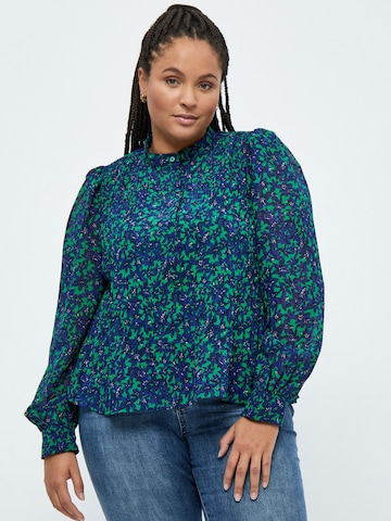 Peppercorn Blouse 'Levi' in Blauw: voorkant