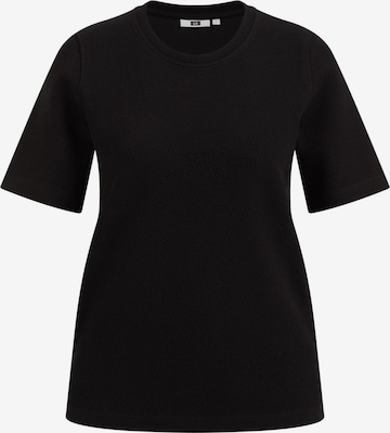 Tricou de la WE Fashion pe negru: față