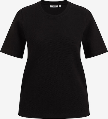 melns WE Fashion T-Krekls: no priekšpuses