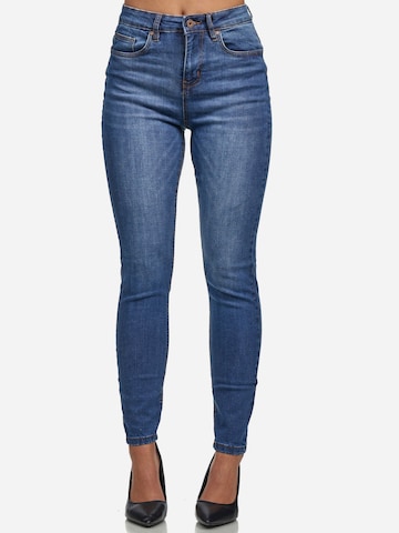 Skinny Jeans 'F101' di Tazzio in blu: frontale
