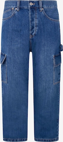 Pepe Jeans Loose fit Cargo Jeans in Blue: front