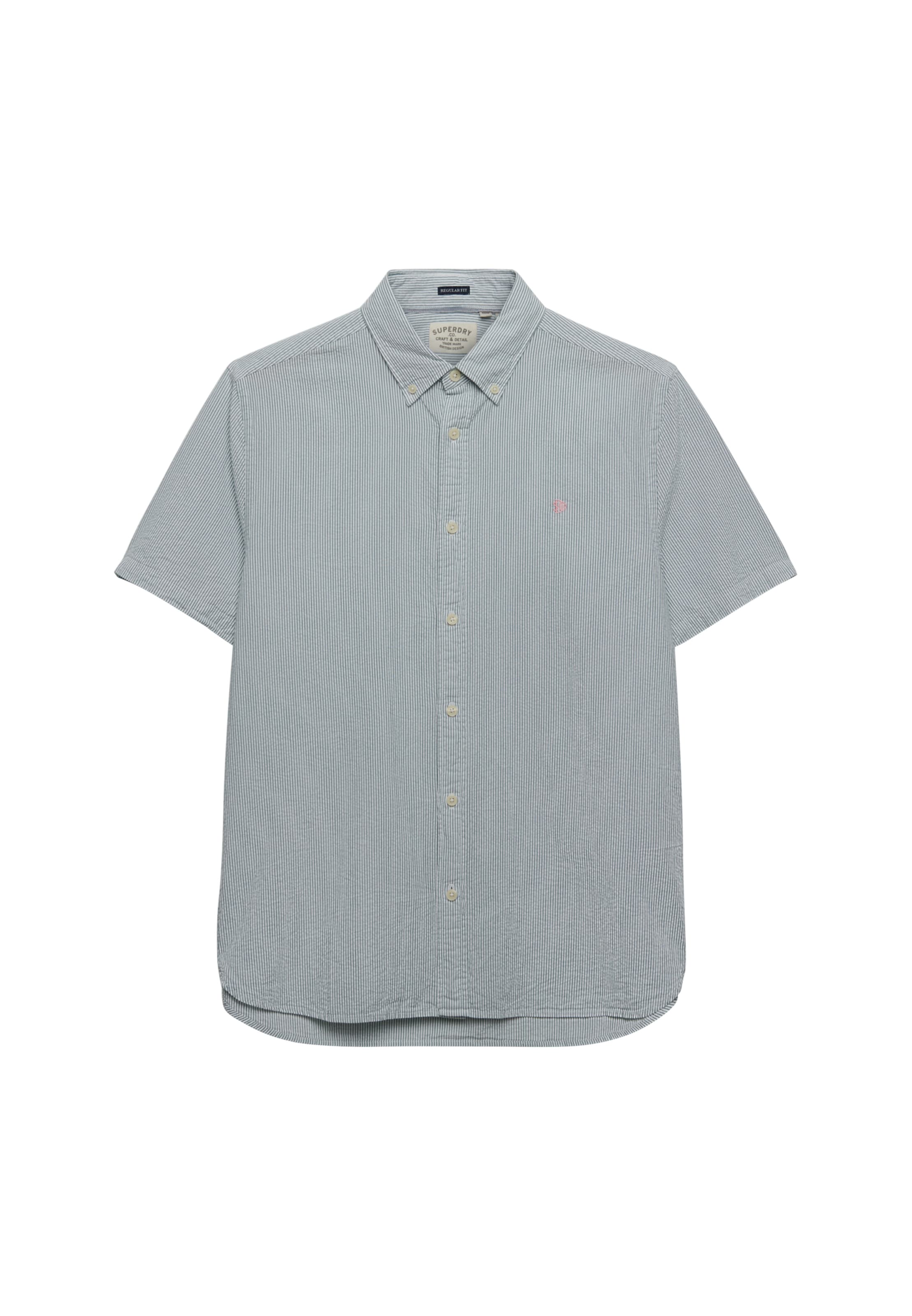 Fit confort Chemise 'Classic' Superdry & Co en vert : devant