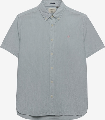 Fit confort Chemise 'Classic' Superdry & Co en vert : devant