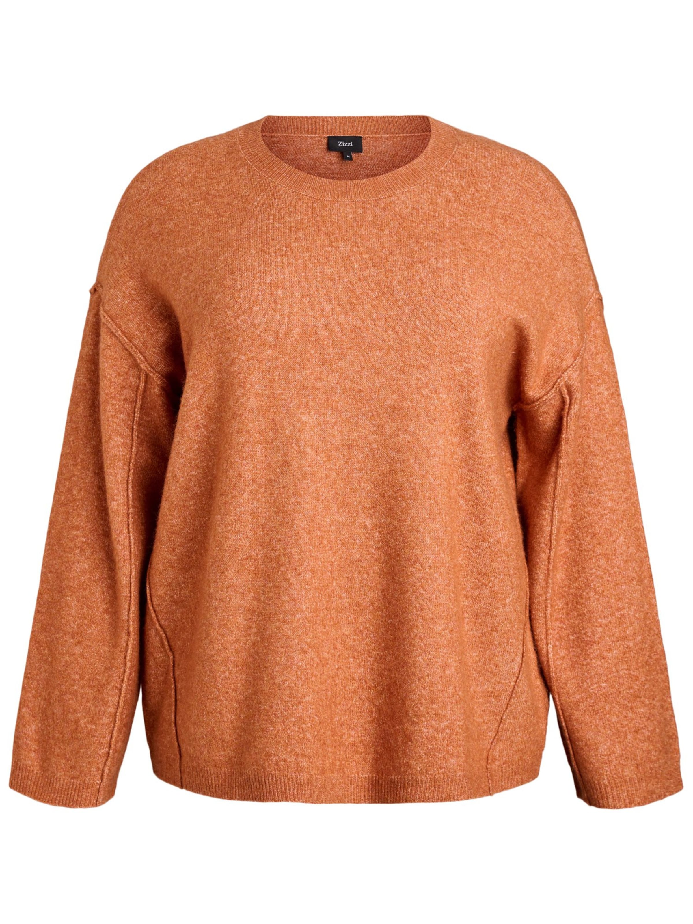 Zizzi Svetr 'Mvista' – oranžová: přední strana