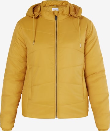 Usha Between-season jacket in Yellow: front