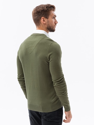 Ombre Pullover in Grün