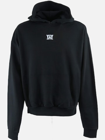 HEFTYKA Pullover 'HOODIE HEAVY'‌‌ in Schwarz: Vorderseite