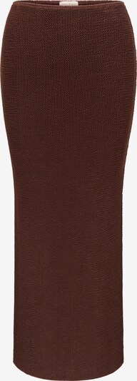 Moda Minx Jupe 'Scrunch Long' en marron, Vue avec produit