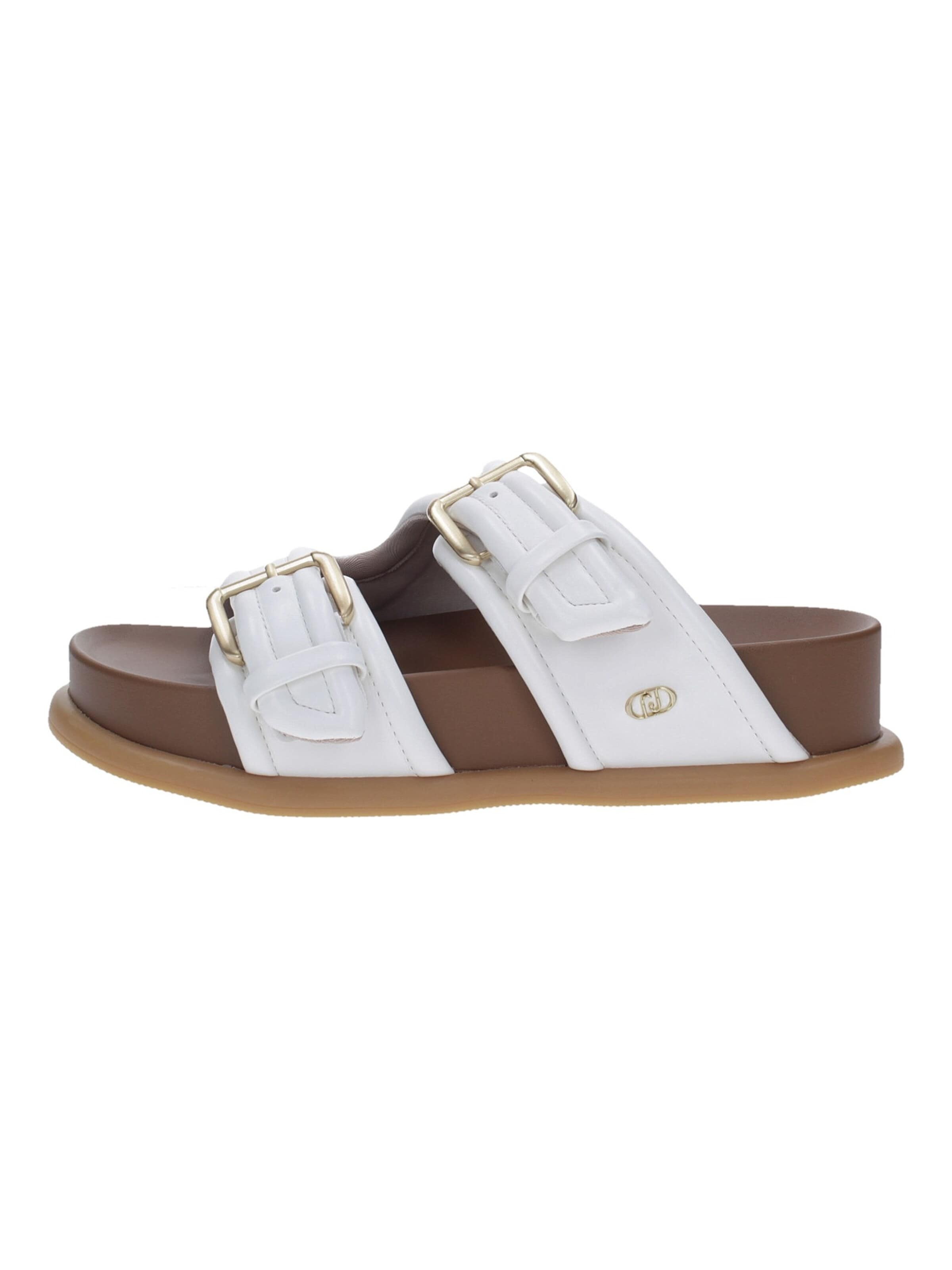 Zoccoletto 'Liu Jo Ciabatta Loren 09' di Liu Jo in bianco: frontale