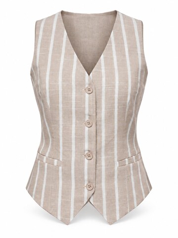 Ombre - Chaleco en beige: frente