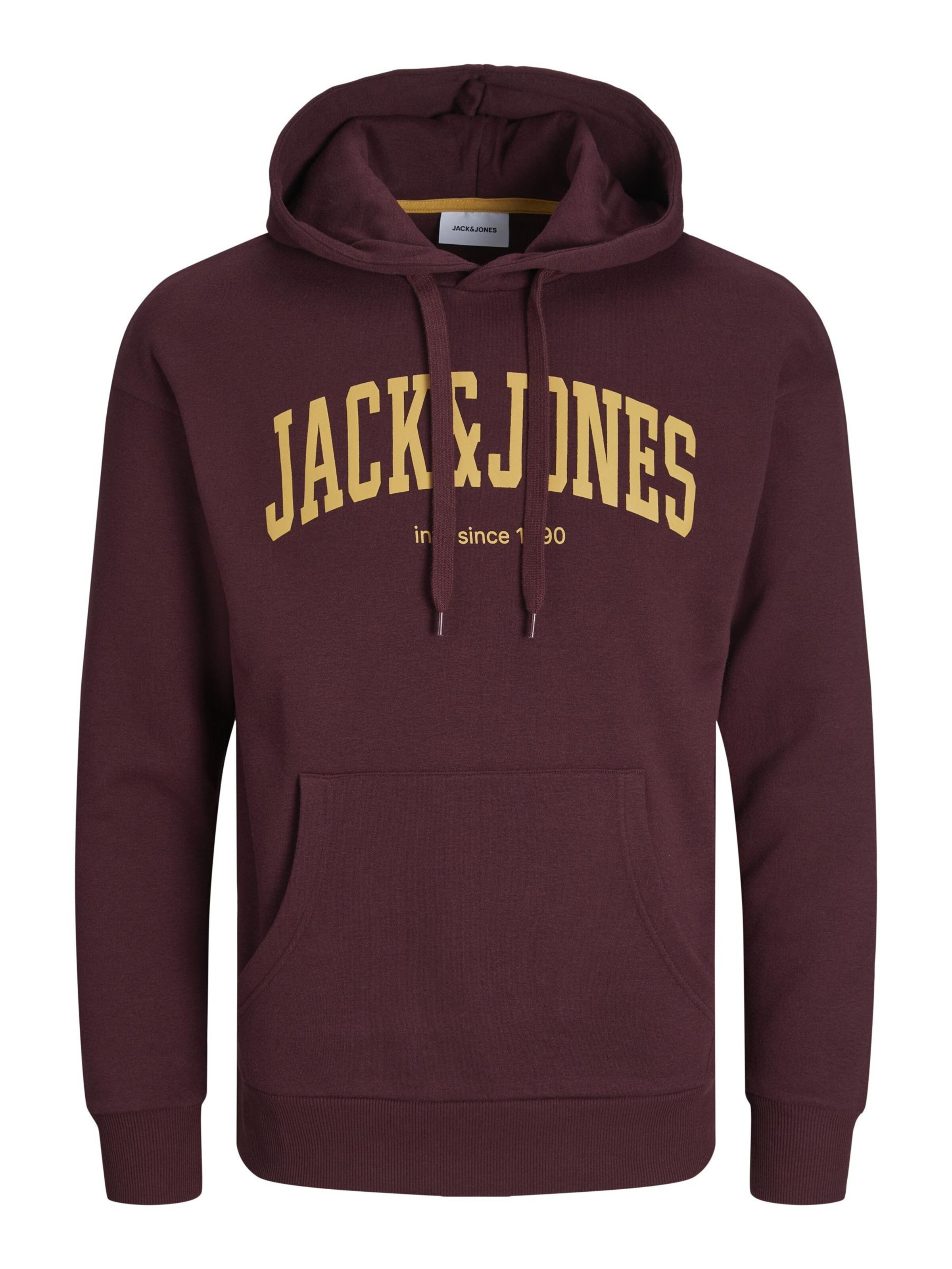 raudona JACK & JONES Megztinis be užsegimo 'JJEJosh': priekis