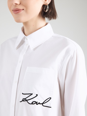 Karl Lagerfeld Pusero värissä valkoinen