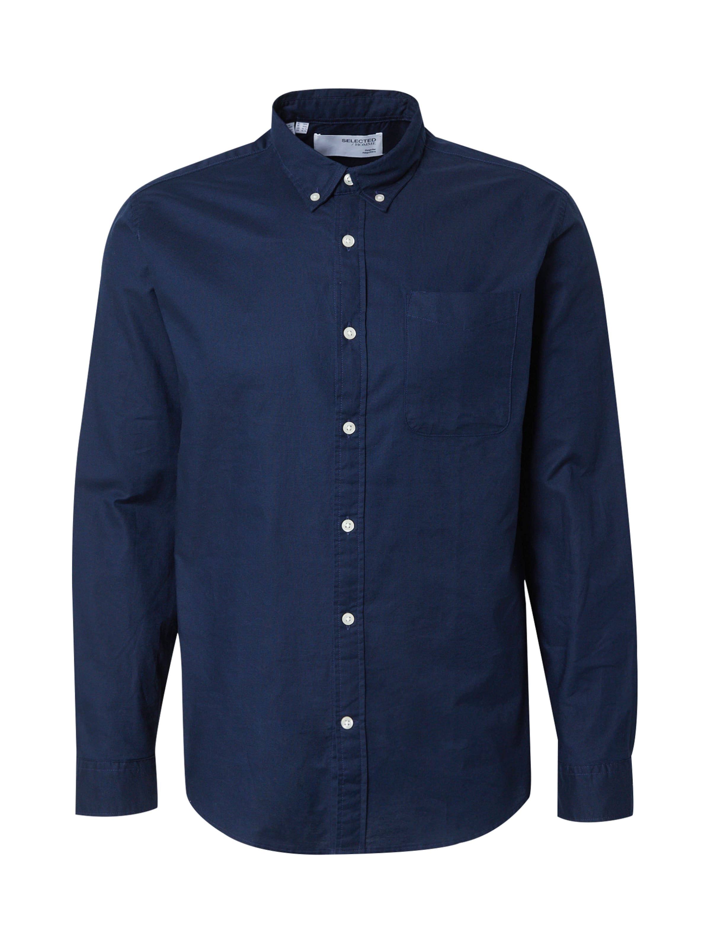SELECTED Button Up Shirt 'SLHDan' in Blue: front