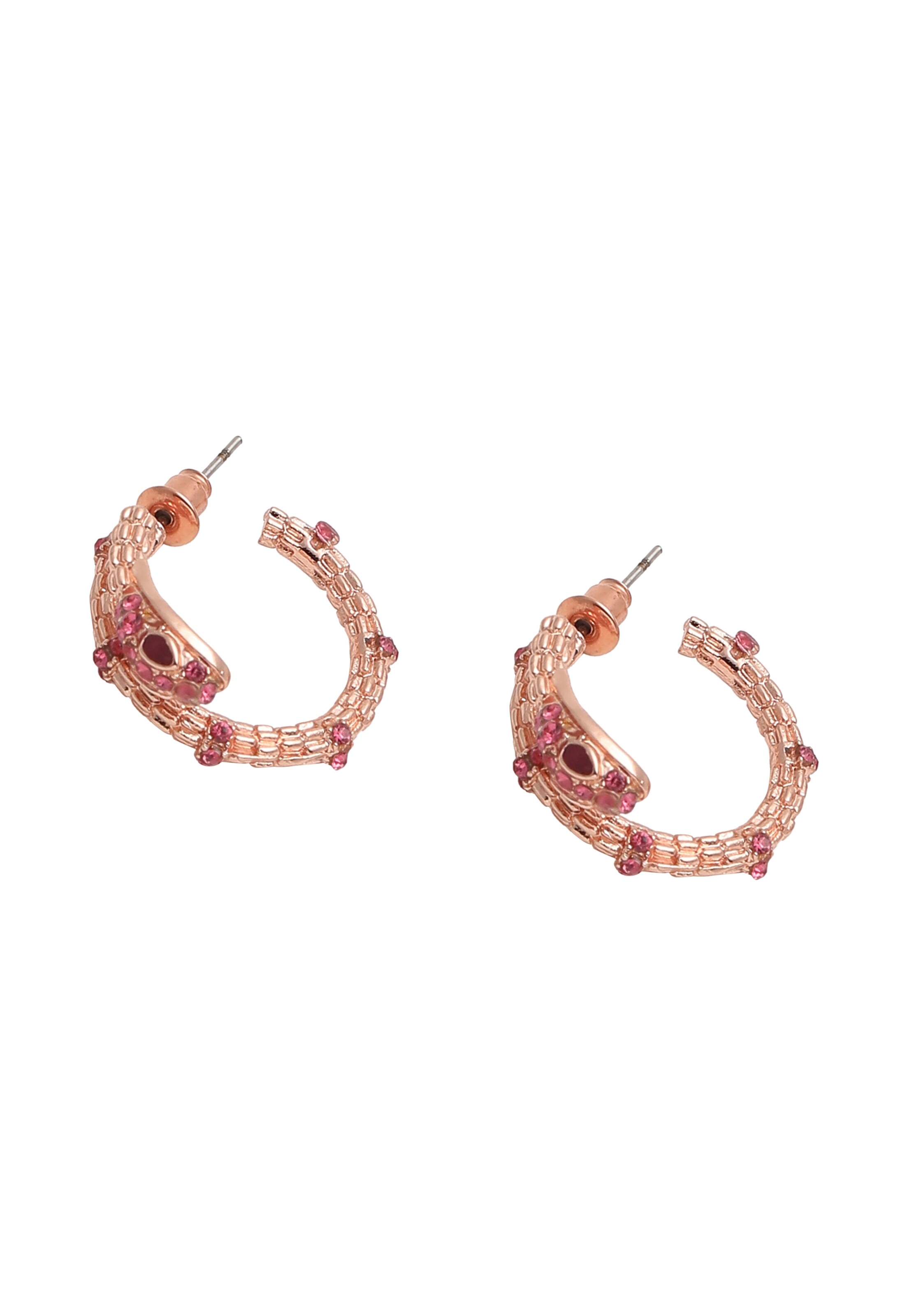 Boucles d'oreilles SOHI en or : devant