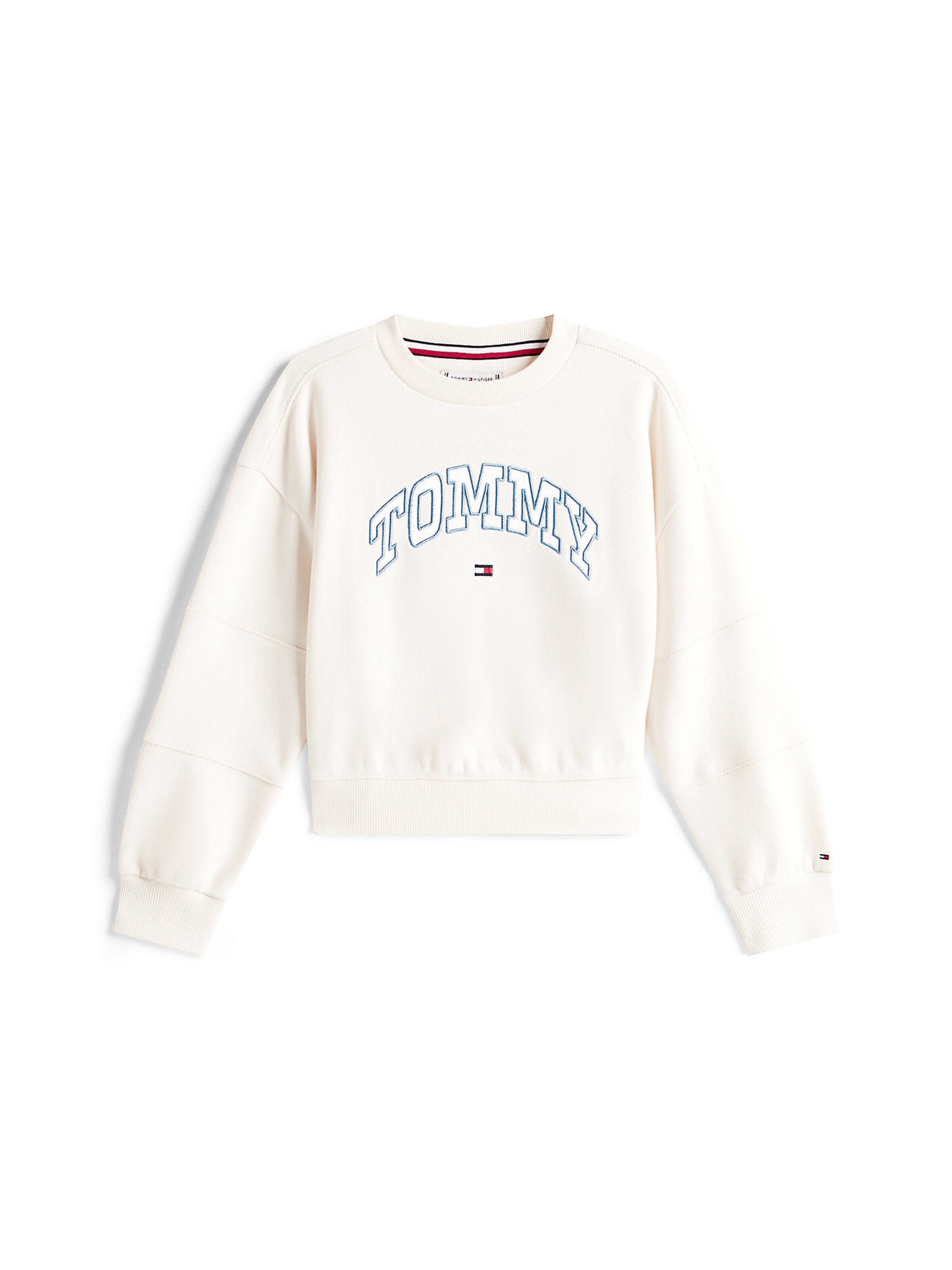 TOMMY HILFIGER Sweatshirt in Beige: Vorderseite