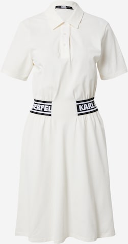 Karl LagerfeldHaljina - bijela boja: prednji dio