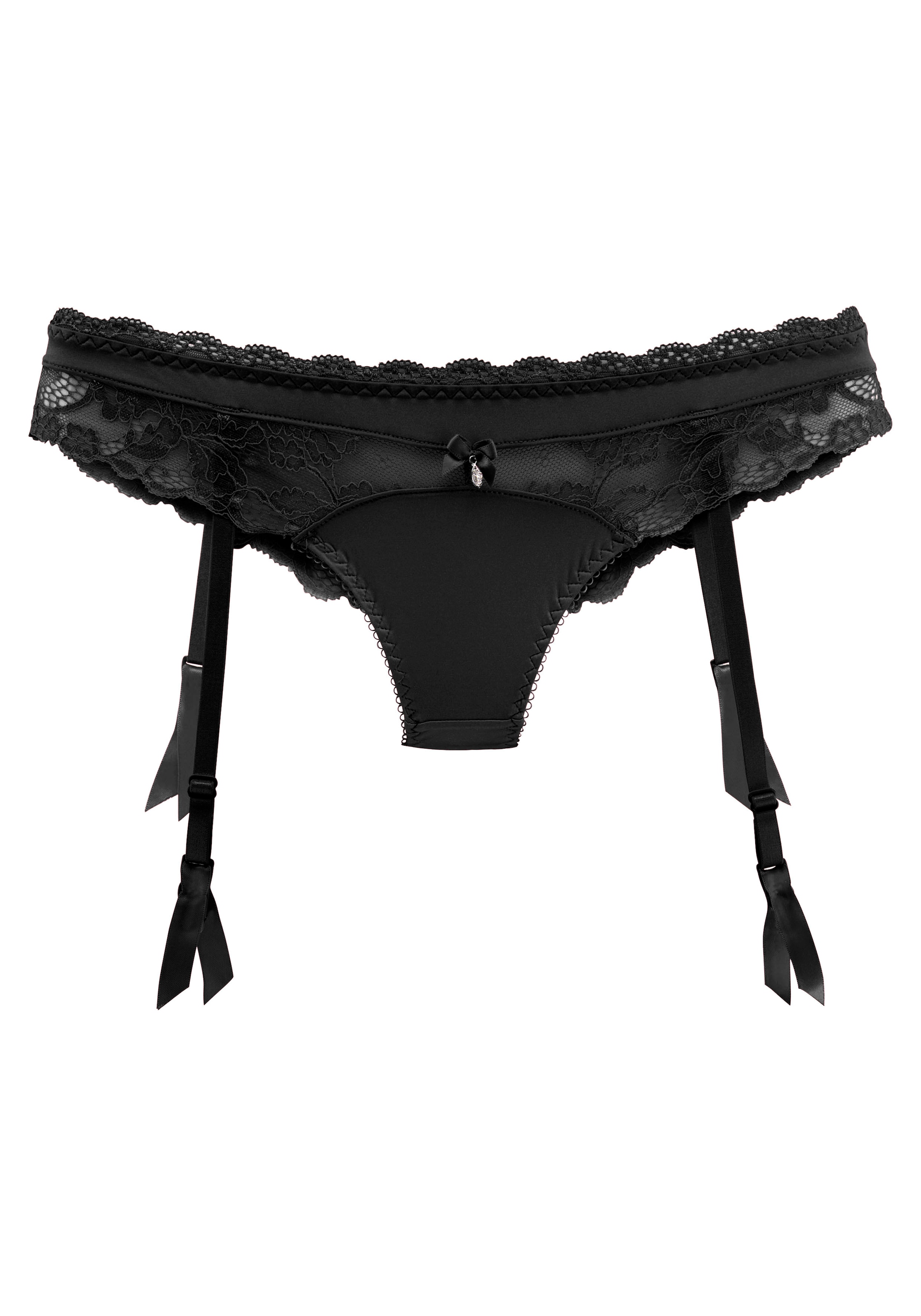 LASCANA Stringi w kolorze czarny