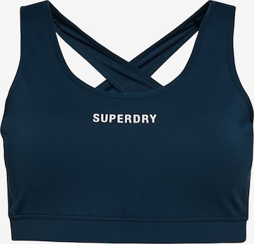Superdry Sports Bra 'Core' in Grey: front