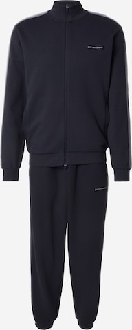 Completo per l'allenamento di EA7 Emporio Armani in nero: frontale