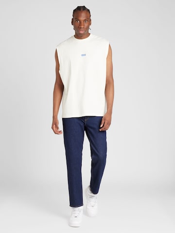 T-Shirt 'Nancoso' HUGO Blue en blanc