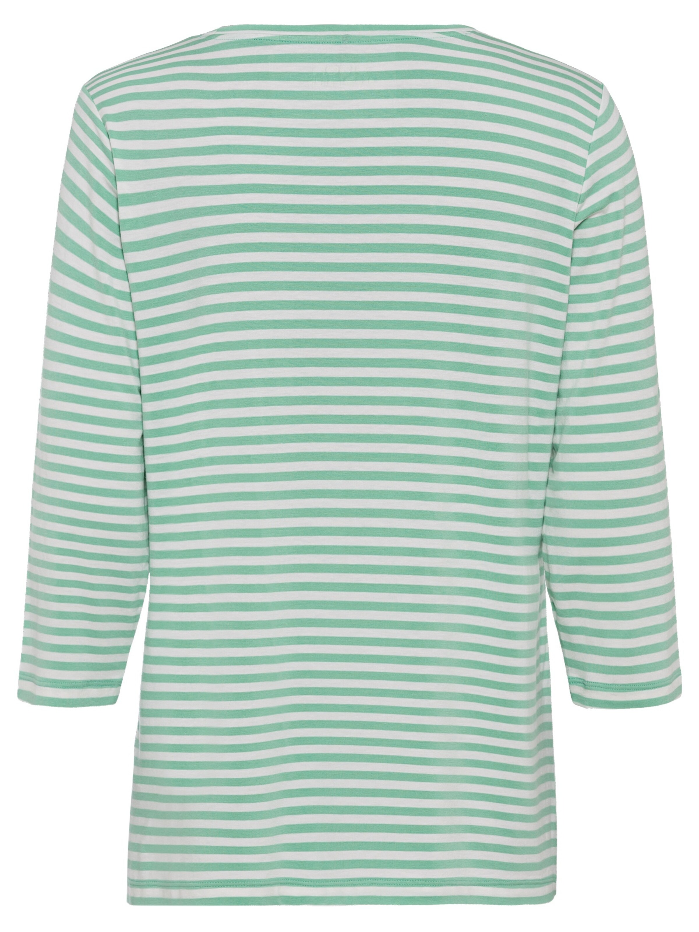 Frauen Shirts & Tops Olsen Shirt 'Hannah' in Grün, Weiß - HV32767 Frauen Shirts & Tops Olsen Shirt 'Hannah' in Grün, Weiß - HV32767
