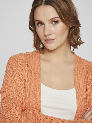 VILA Cardigan i orange