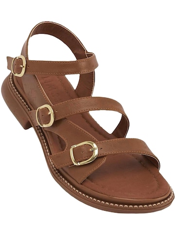 Limoya Sandaal 'Myra' in Beige: voorkant