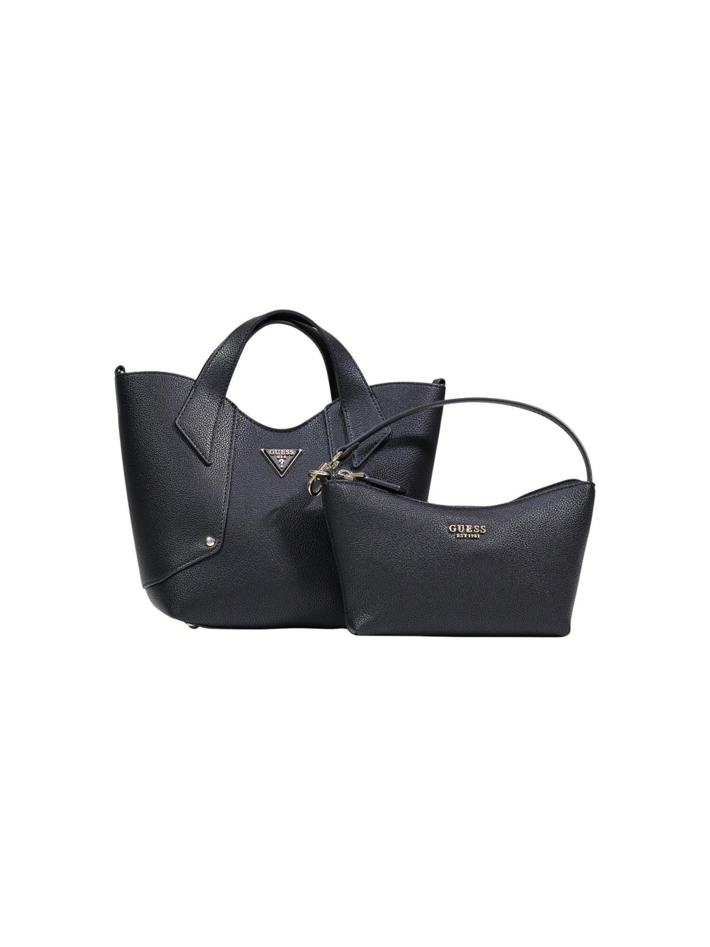Borsa a spalla 'DARCY MINI TOTE HWBG99 14750' di GUESS in nero: frontale