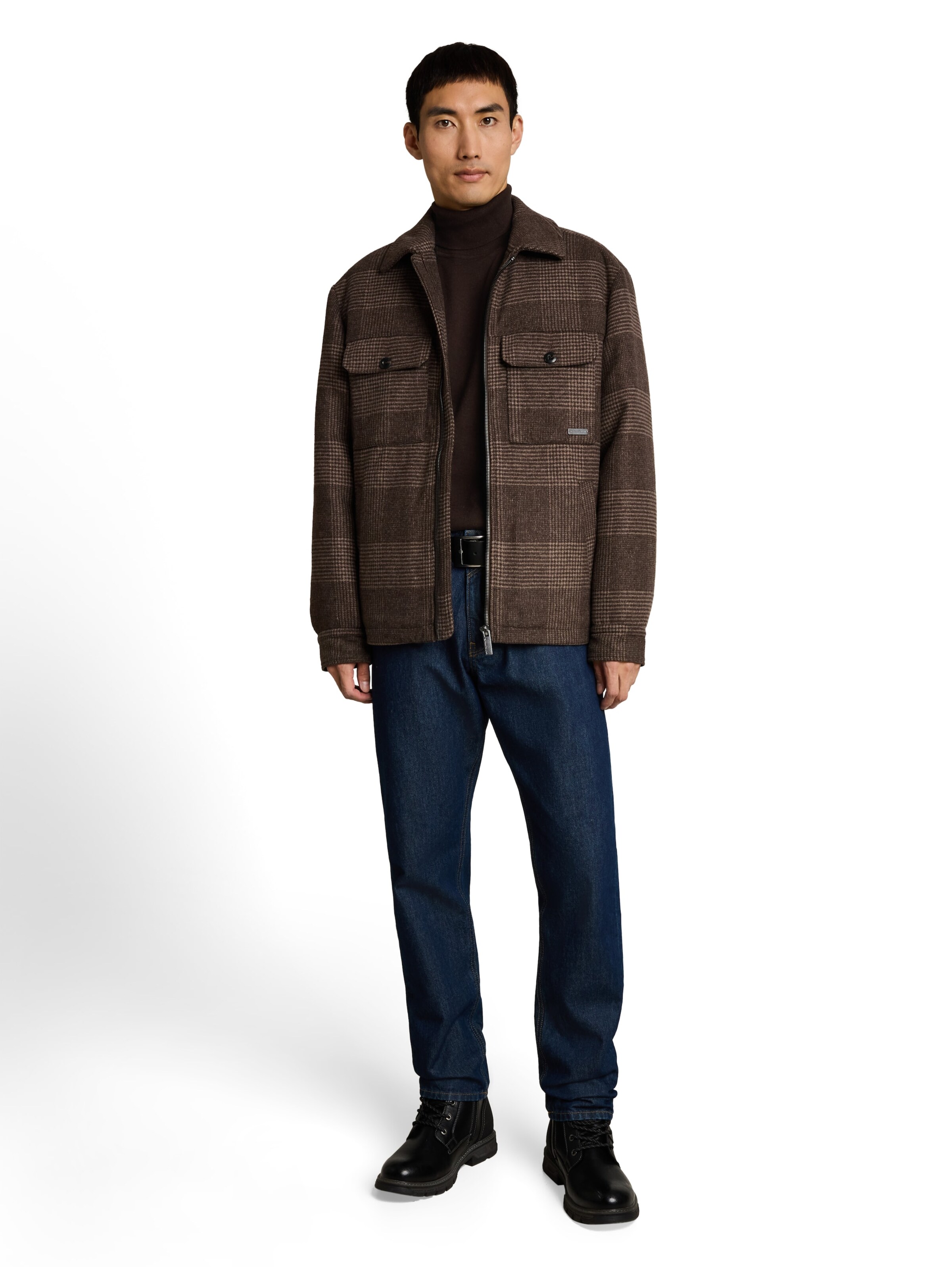 TOM TAILOR Sweater in Brown