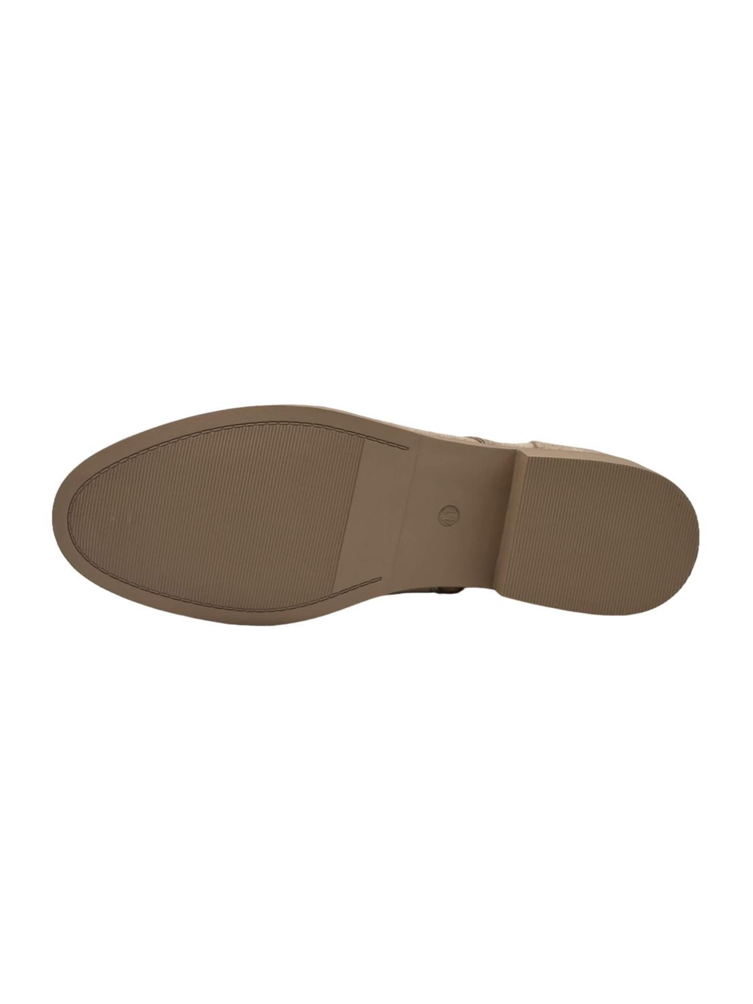 Nowaland Lace-Up Ankle Boots in Beige