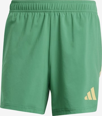 ADIDAS PERFORMANCE Skinny Sporthose in Grün: Vorderseite