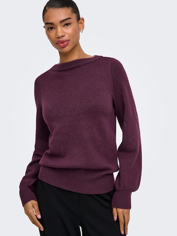 JDY Sweater 'Rue' in Red