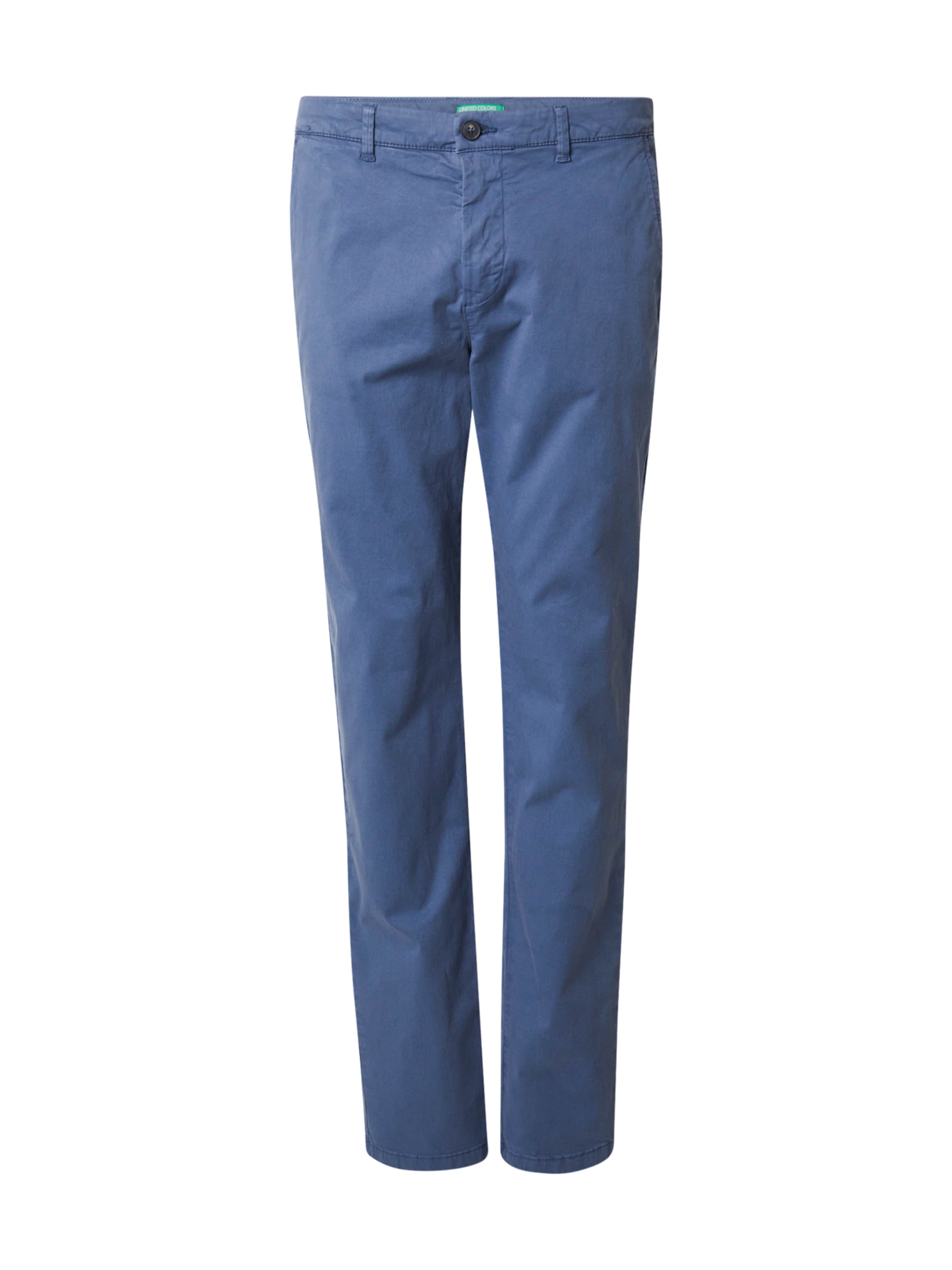 Pantaloni chino UNITED COLORS OF BENETTON di colore blu reale, Visualizzazione prodotti