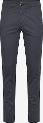 BOSS Chino Pants in Blue: front