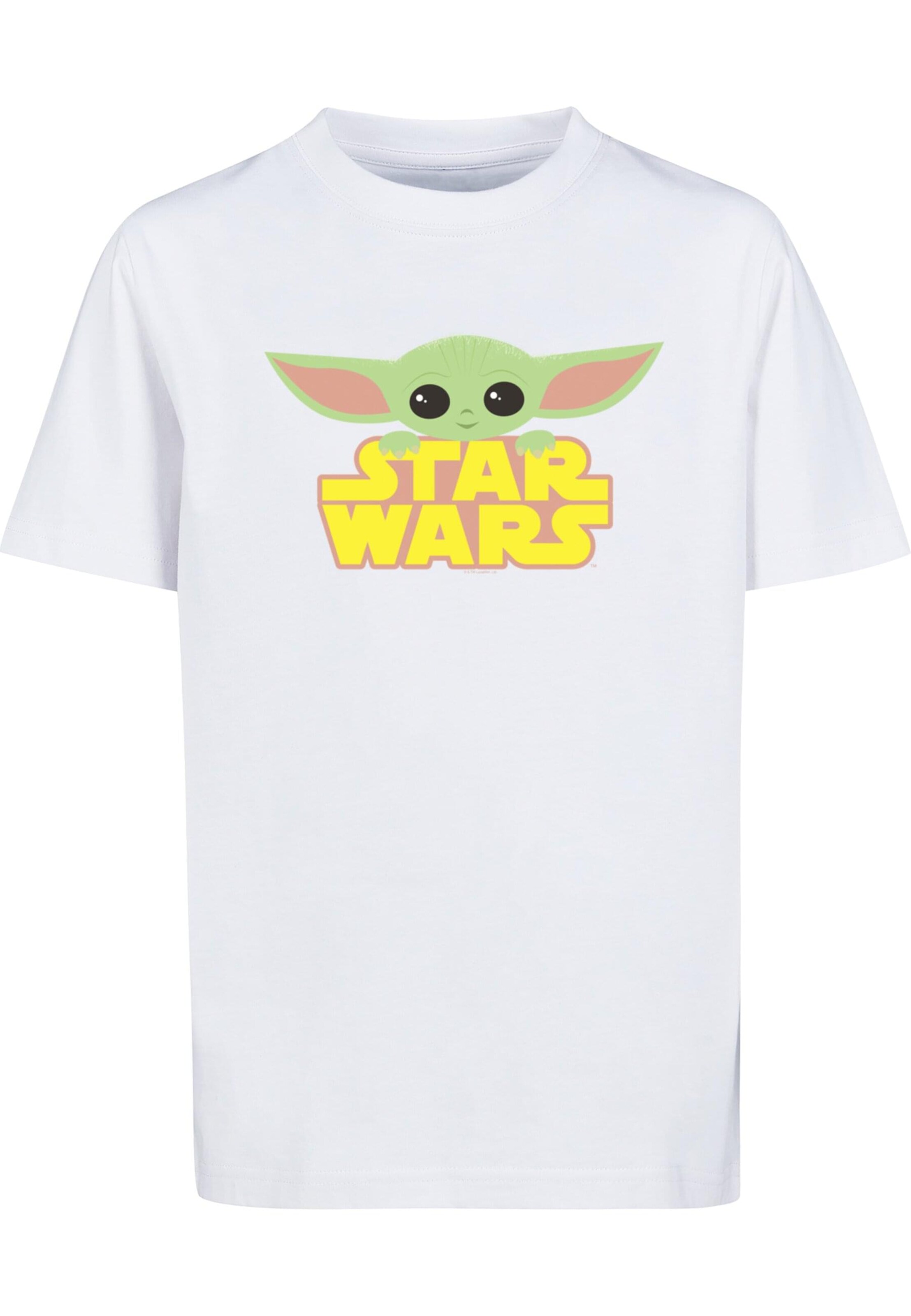 ABSOLUTE CULT Shirt 'Star Wars - The Child' in Wit: voorkant