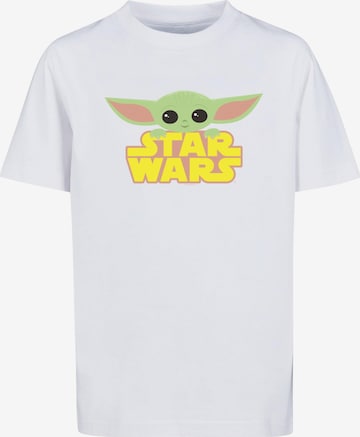 Maglietta 'Star Wars - The Child' di ABSOLUTE CULT in bianco: frontale