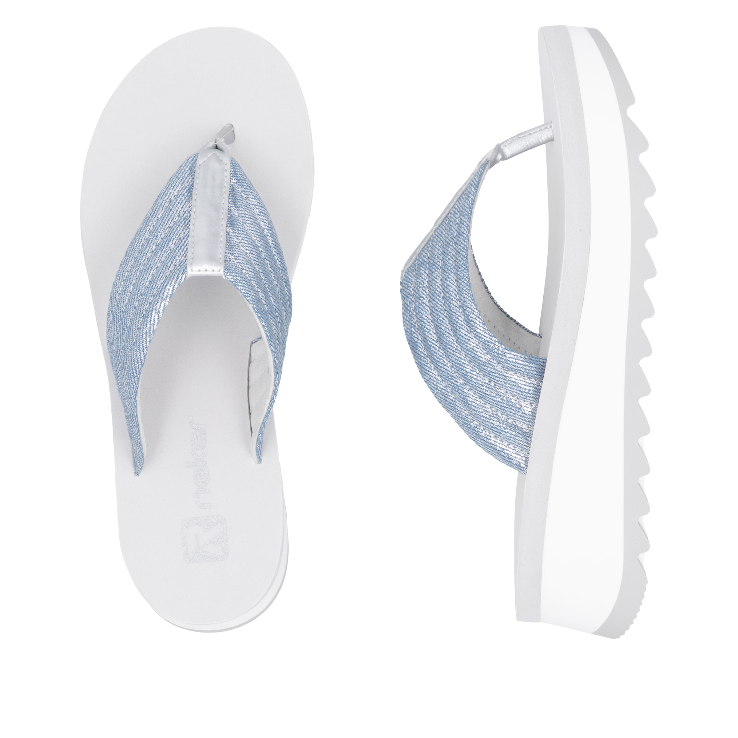 Tongs ' W3054 ' Rieker Sport en bleu