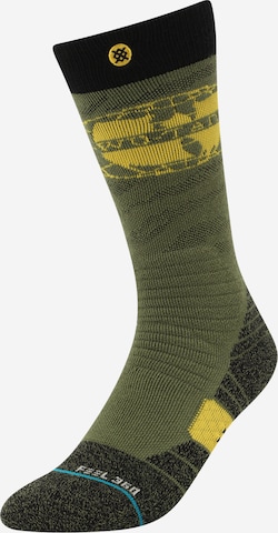 Stance Αθλητικές κάλτσες 'WU WORLD' σε πράσινο: μπροστά