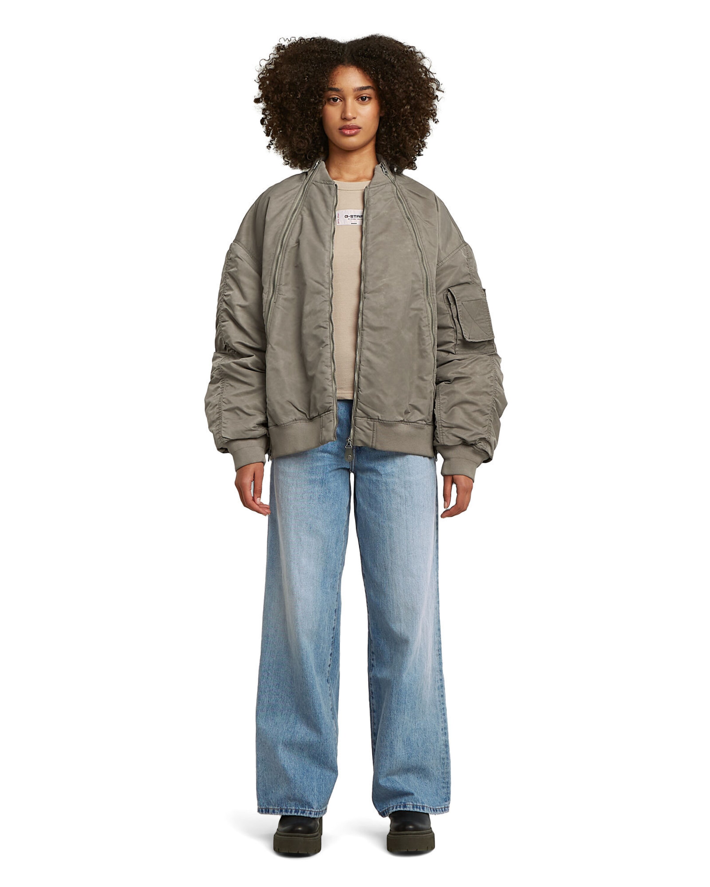 G-STAR Tussenjas in Grijs