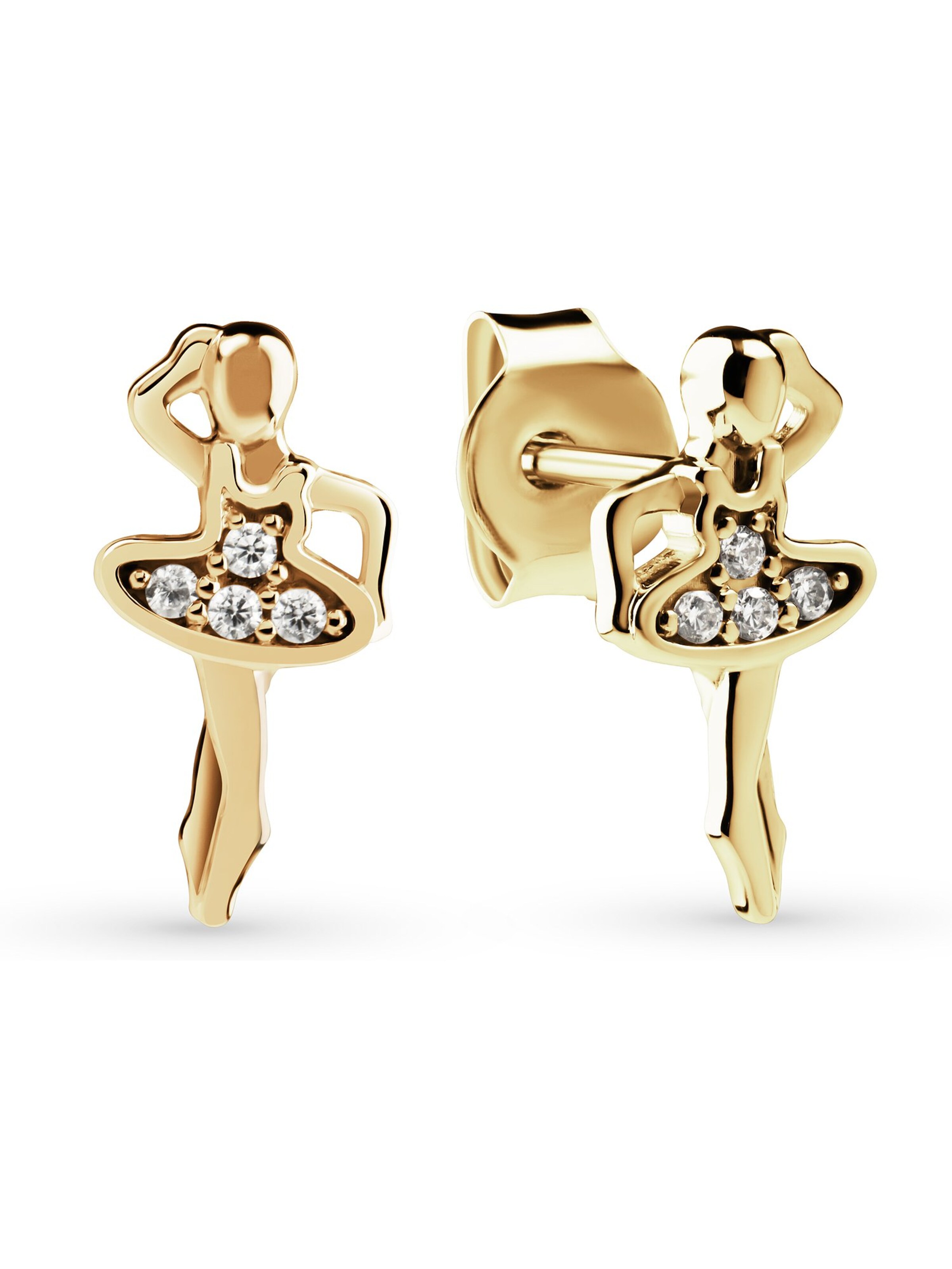 FAVS Ohrringen in Gold: Vorderseite