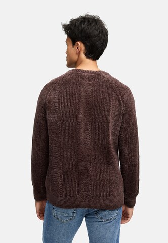 INDICODE JEANS Trui 'INOlio' in Bruin