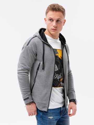 Ombre Sweatvest 'B1076' in Grijs