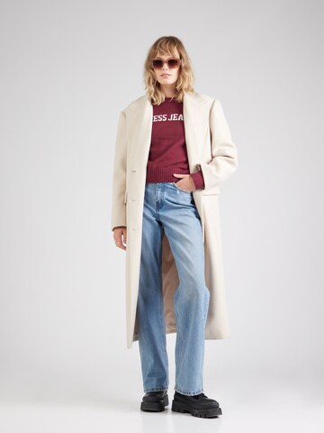 GUESS JEANS Sweter w kolorze fioletowy